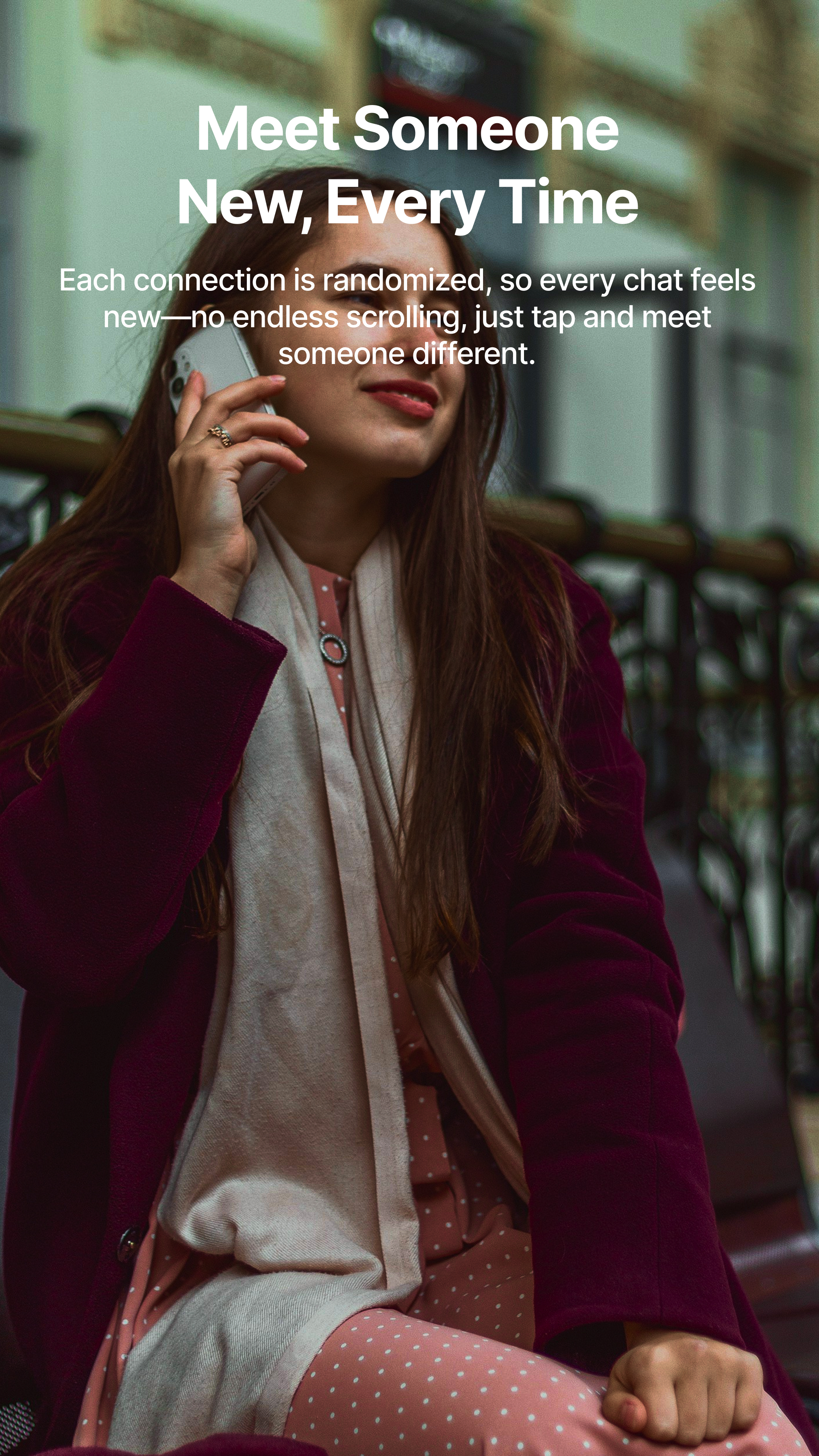 Ranchat poster showing nearby discovery map